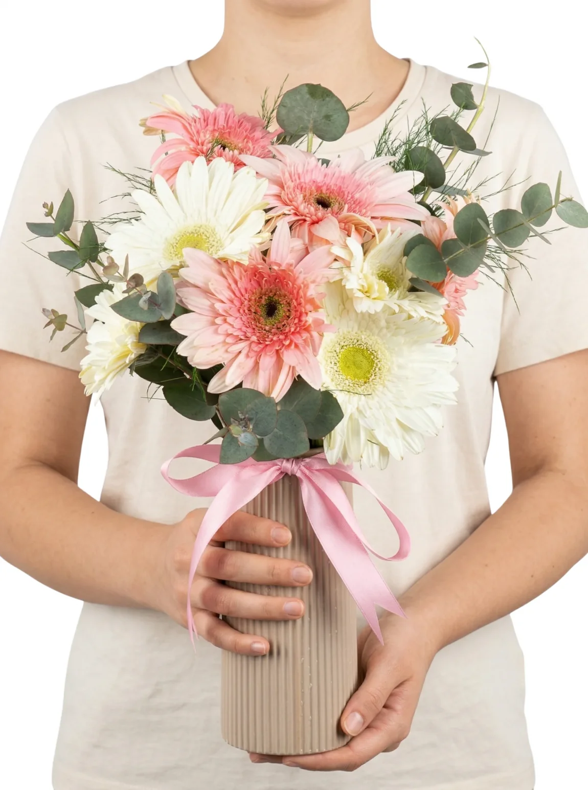 Pastel Gerbera Vazosu