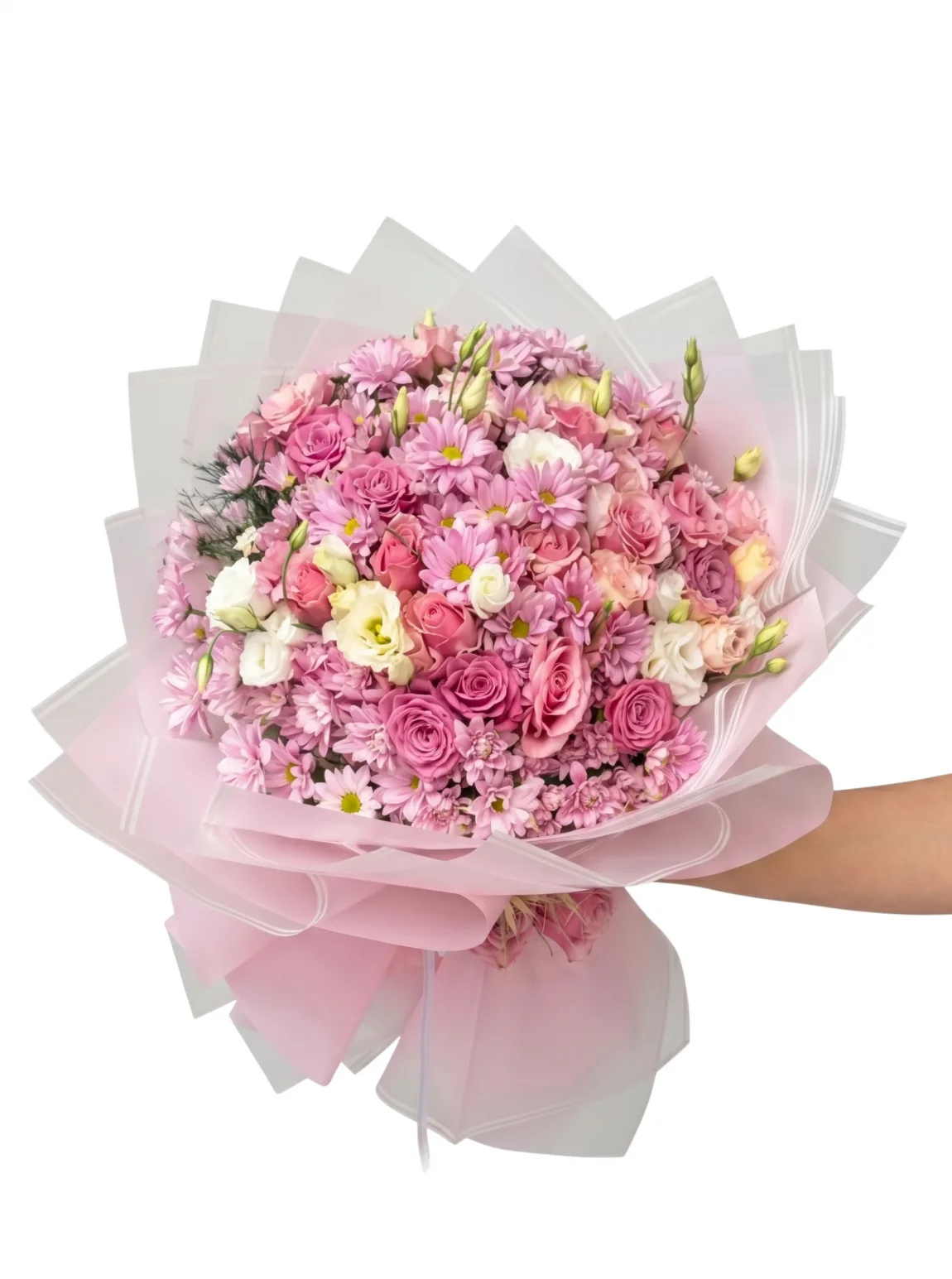 Premium Pembe Gül Buketi