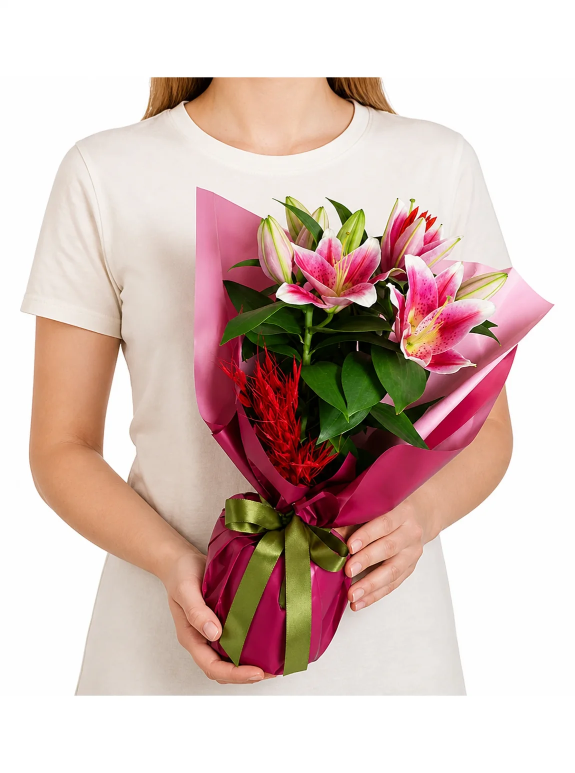 Pembe Lilyum Zarafeti