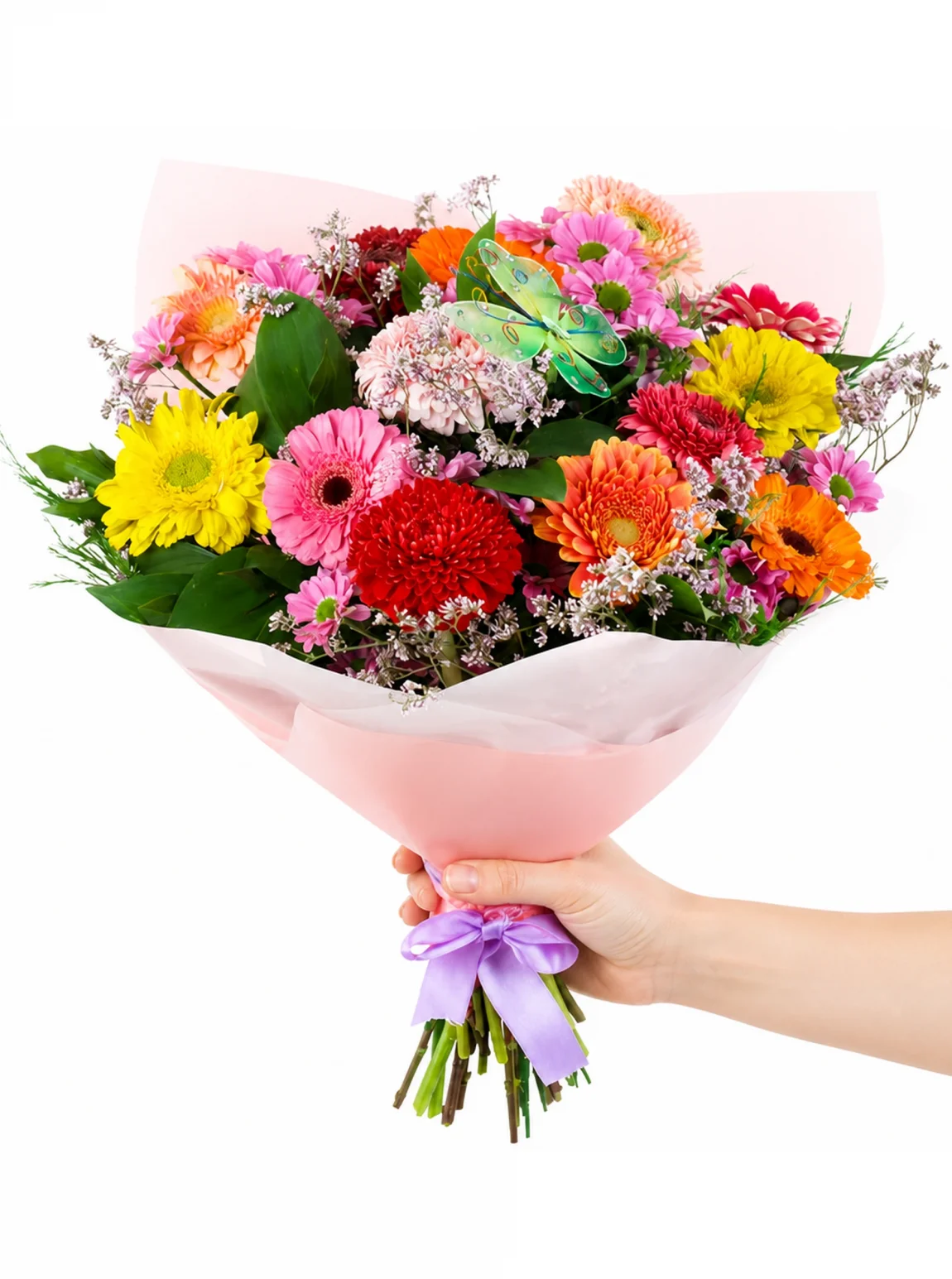 Renkli Gerbera Buketi