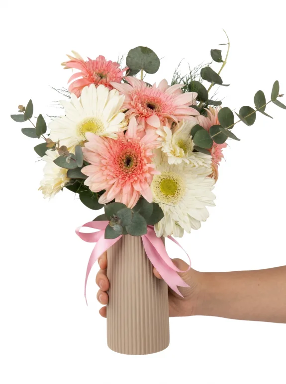 Pastel Gerbera Vazosu
