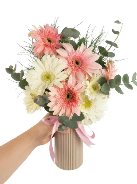 Pastel Gerbera Vazosu
