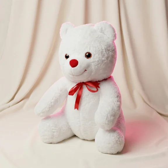 50 Cm Peluş Ayıcık (Beyaz)