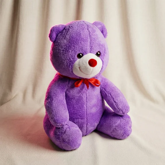50 Cm Peluş Ayıcık (Mor)