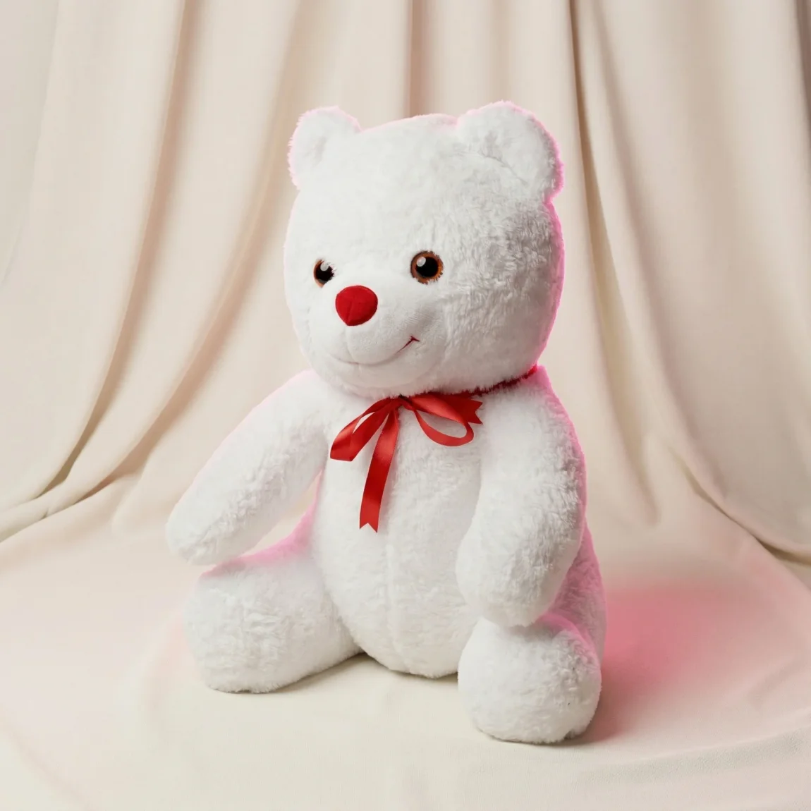 50 Cm Peluş Ayıcık (Beyaz)