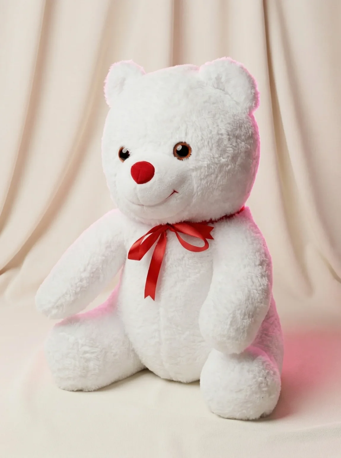 50 Cm Peluş Ayıcık (Beyaz)